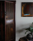 Antique Elmwood Root Armoire