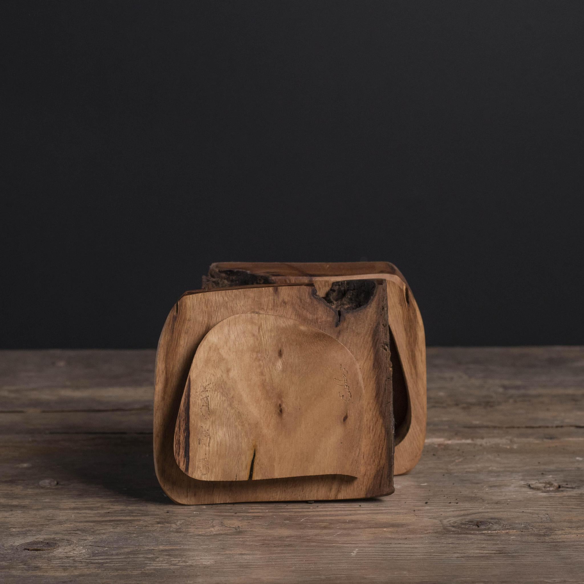 Local Burl Pedestal Box