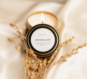 Moonglow Travel Tin Candle
