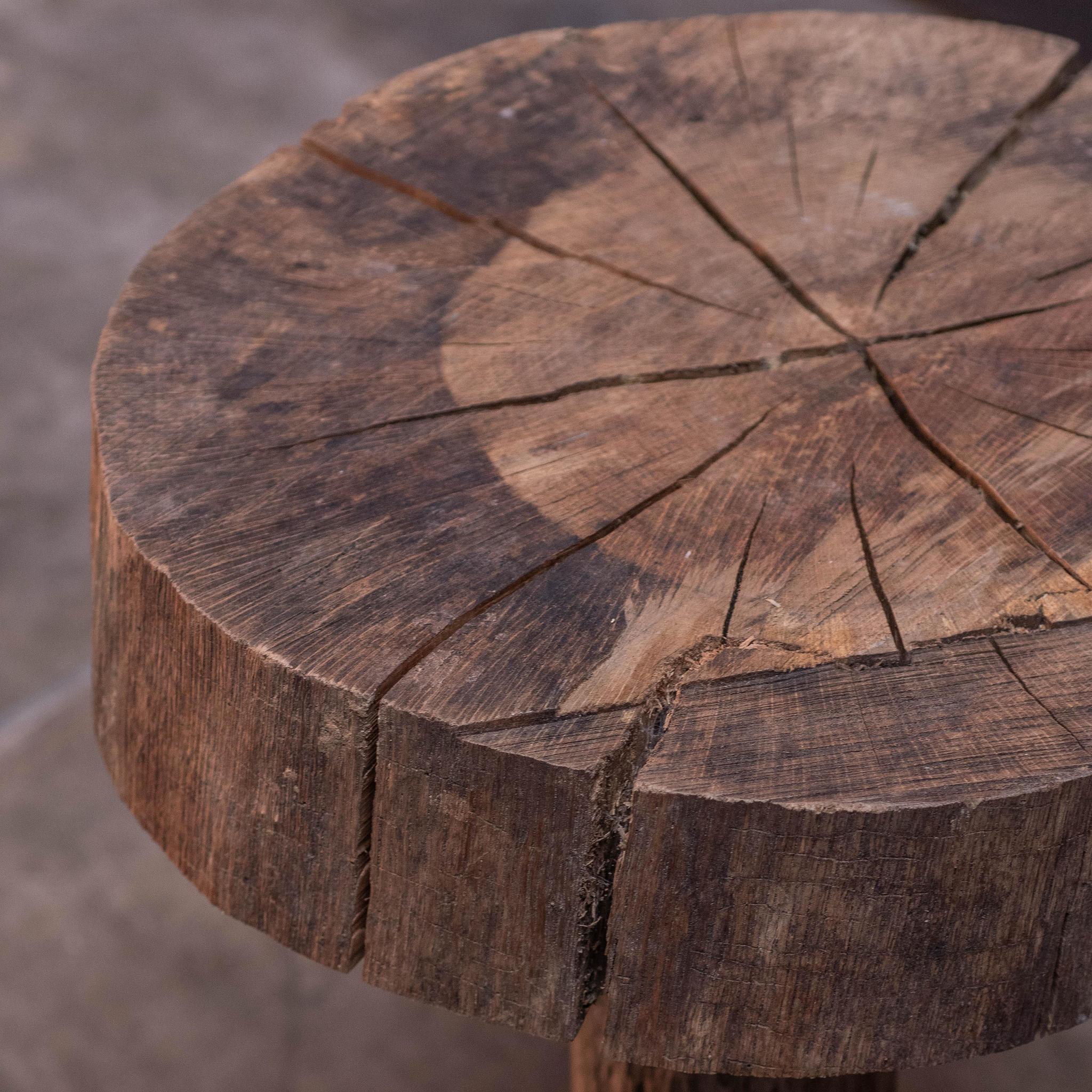 Live Oak Endgrain Side Table
