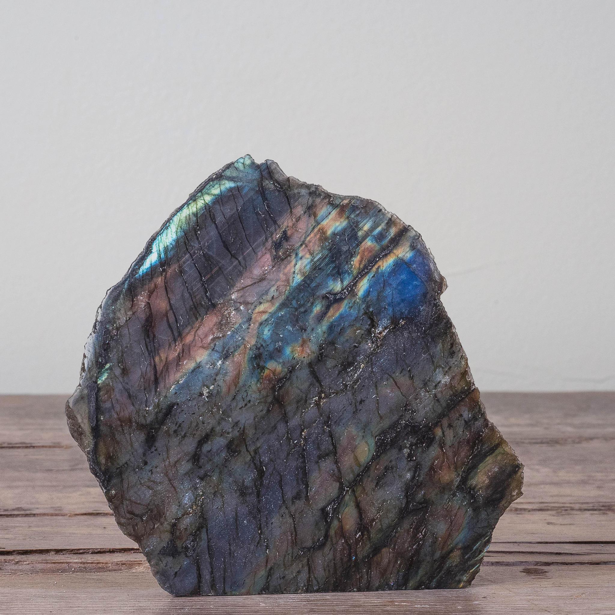 Labradorite Polished Cut Base