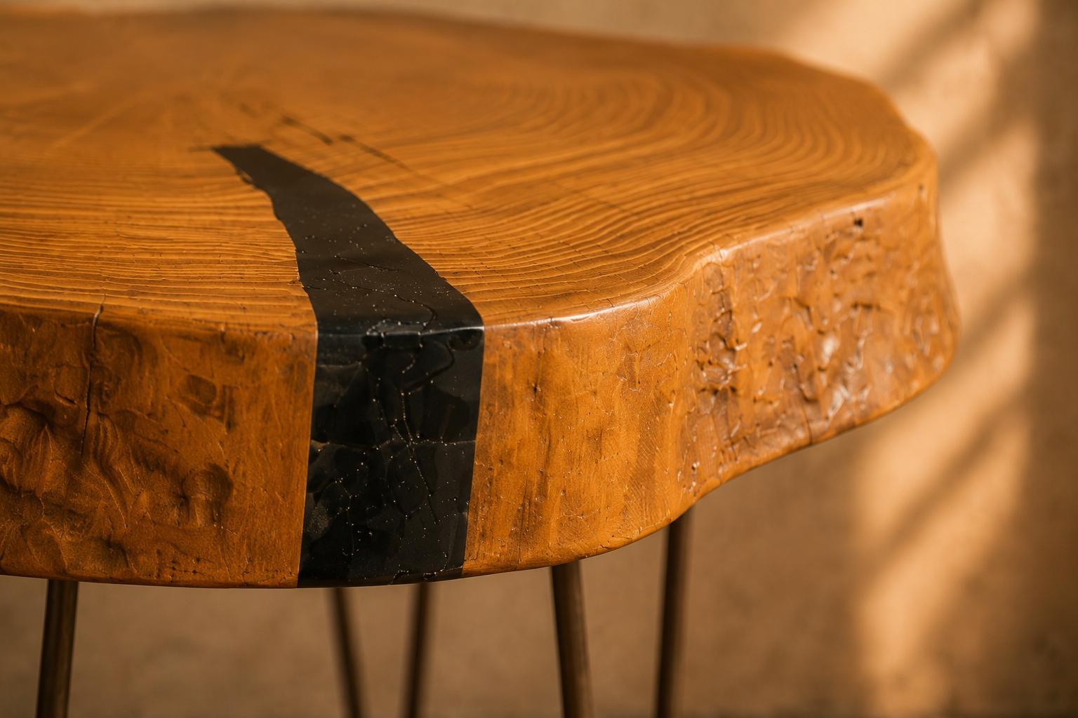 Reclaimed Wood Side Table