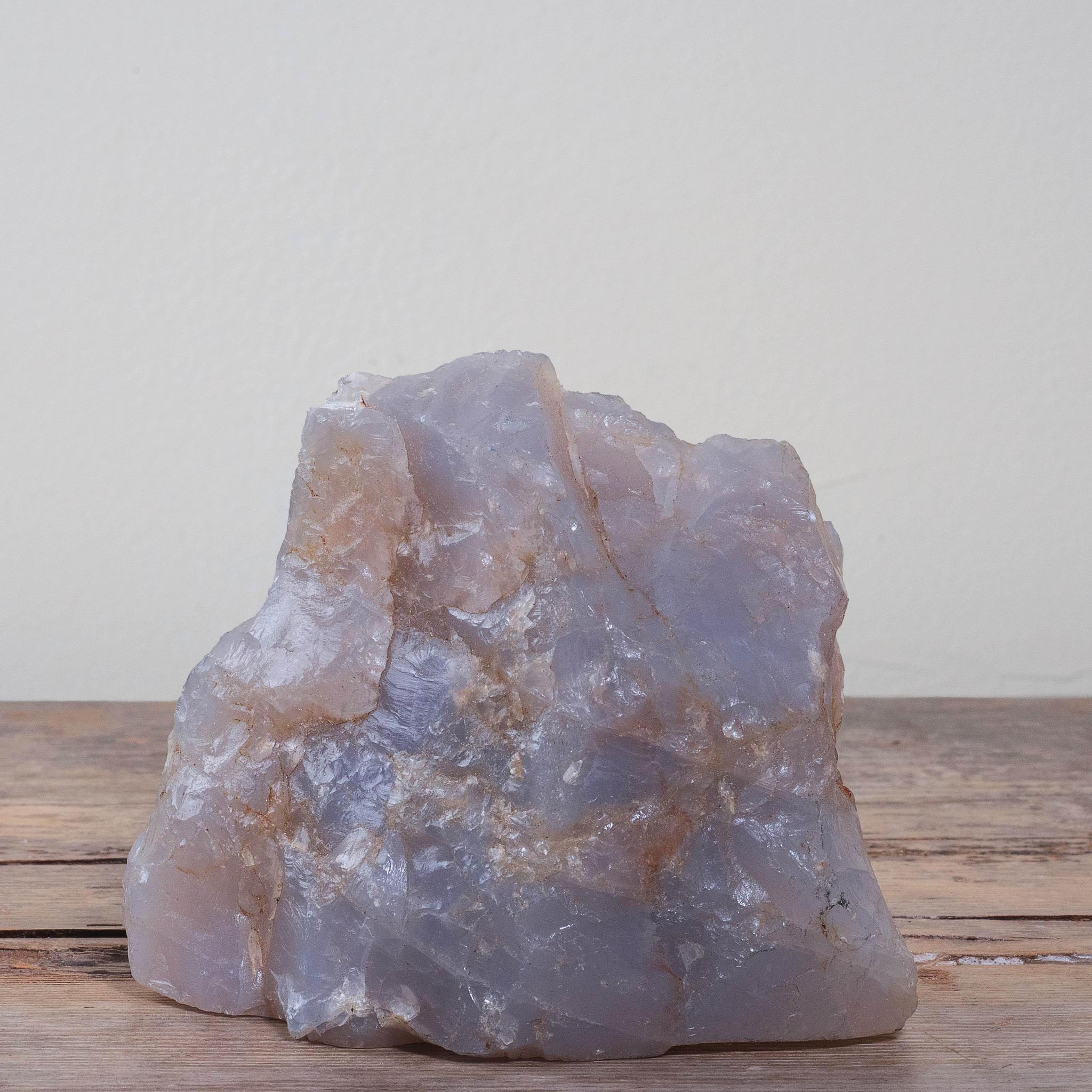 Blue Rose Quartz Cut Base