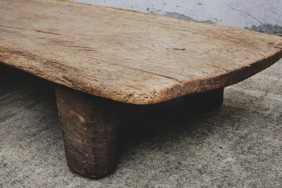 Antique Yala Wood Nupe Tribe Coffee Table