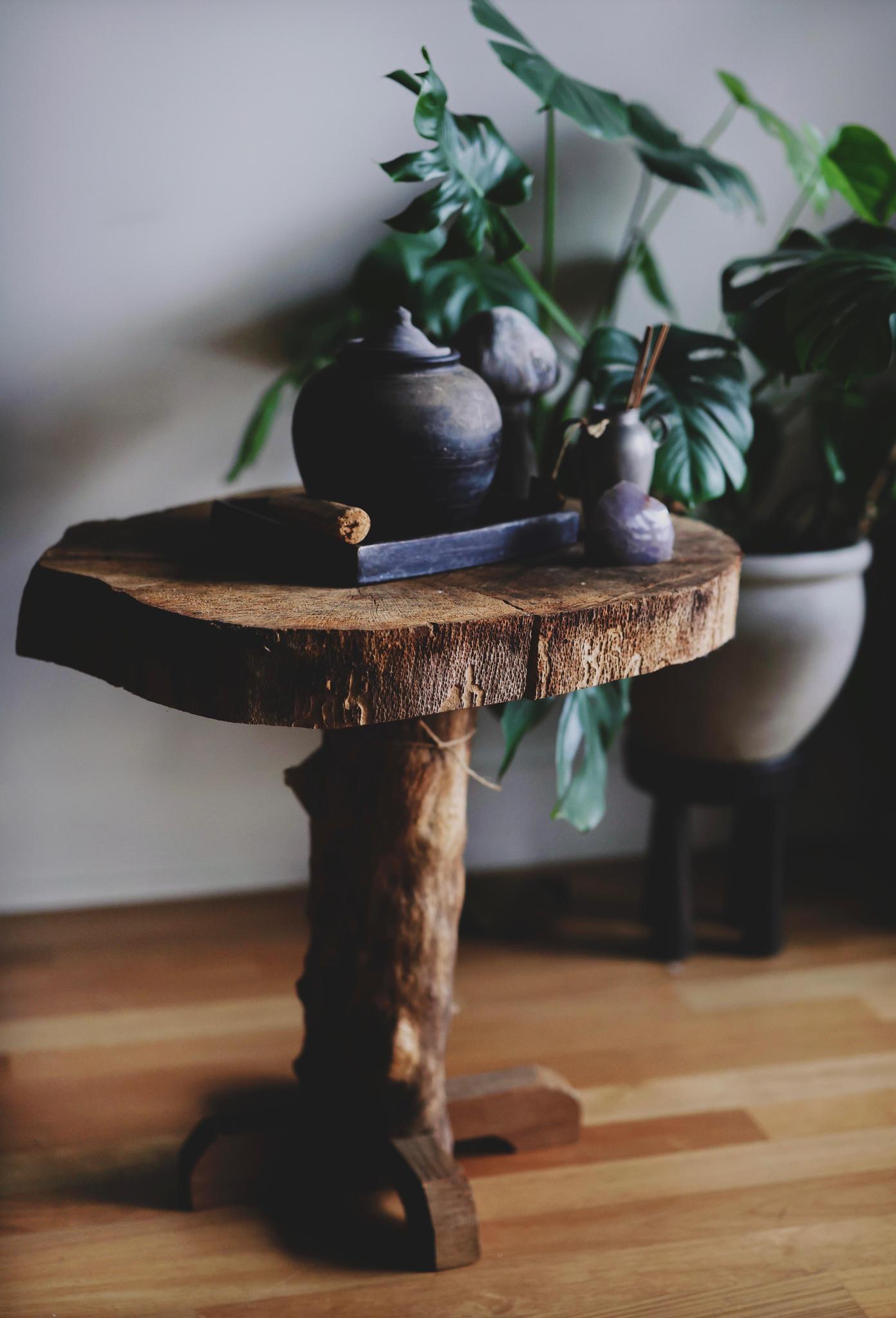 Live Oak Endgrain Side Table