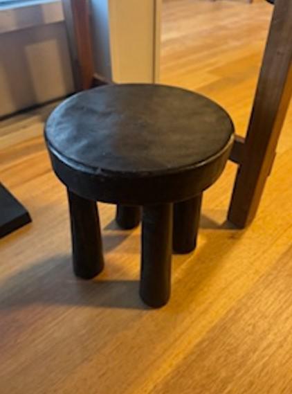 African Small 4 Leg Round Stool