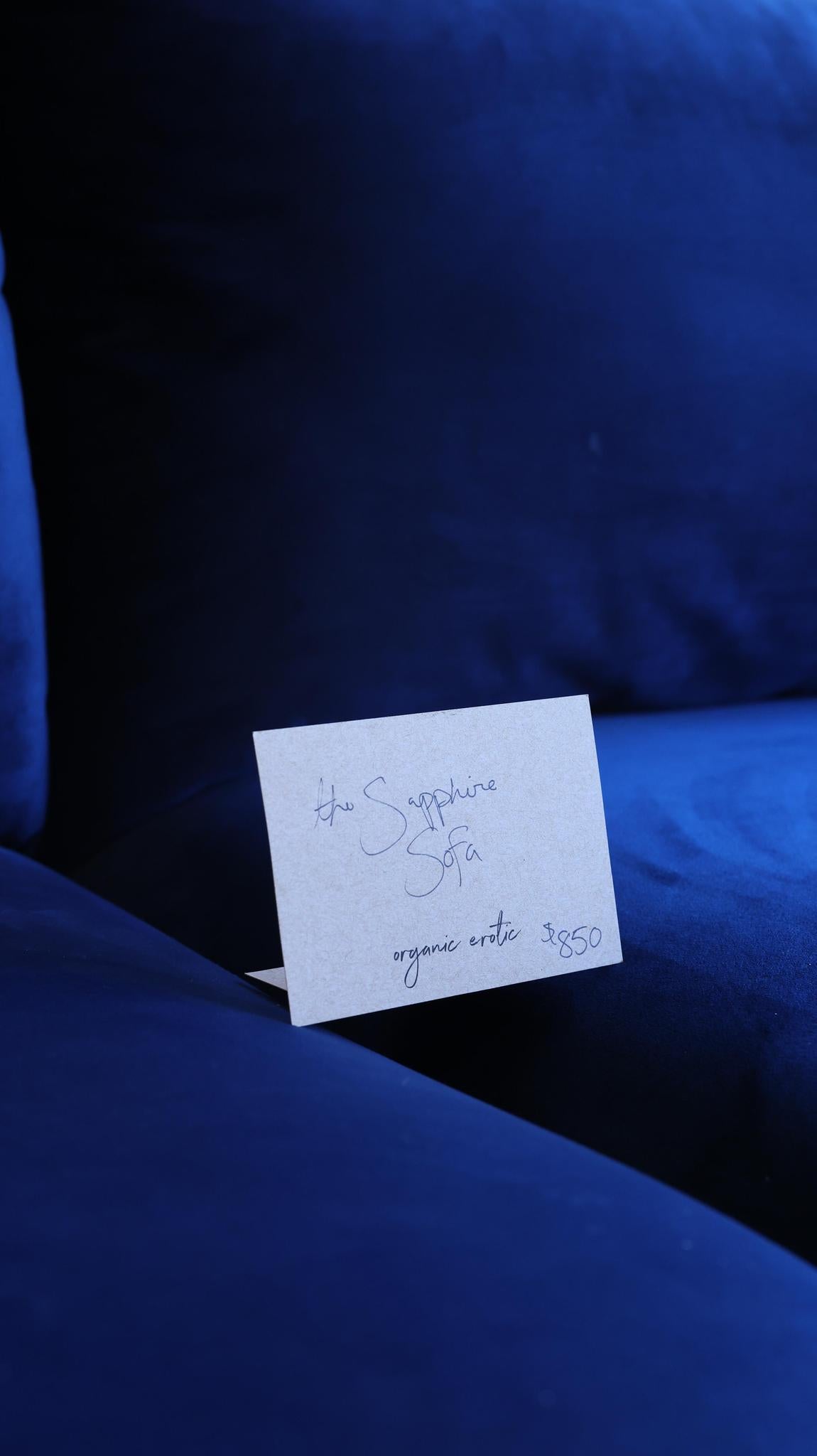 The Sapphire Sofa