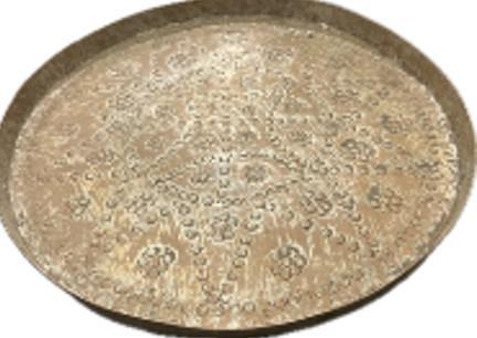 Ancient Indian Hammered Plate