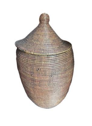 Antique Basket With Lid