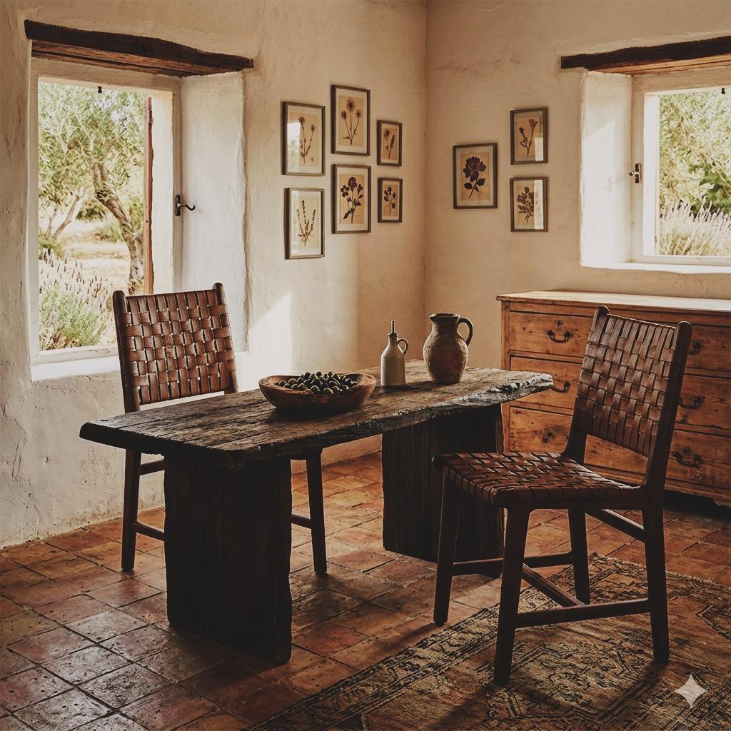 The Woven Leather Chair