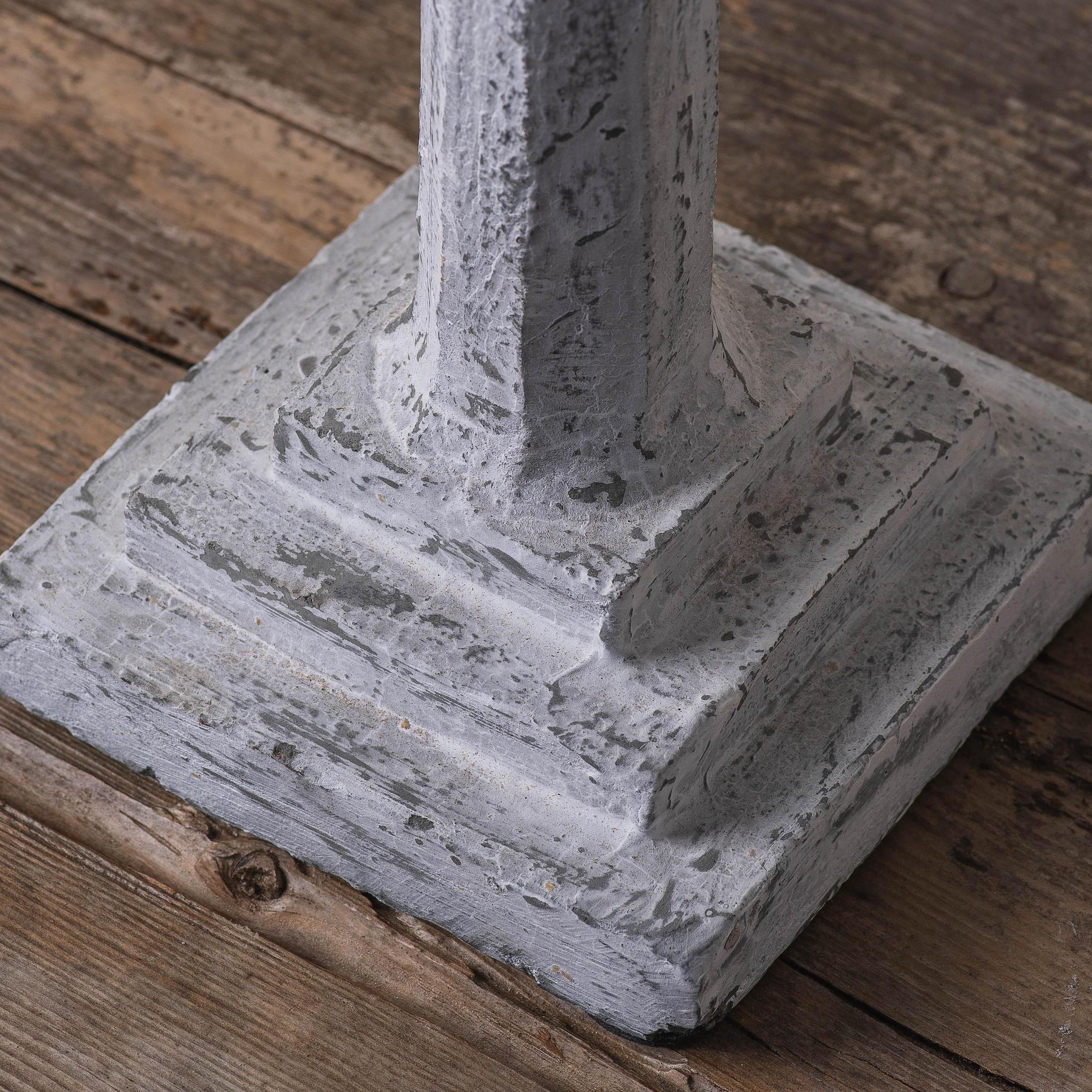Rustic Pillar Sculpture