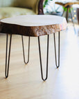 Reclaimed Wood Side Table