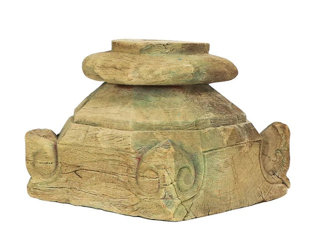 Bleached Capital Candle Stand