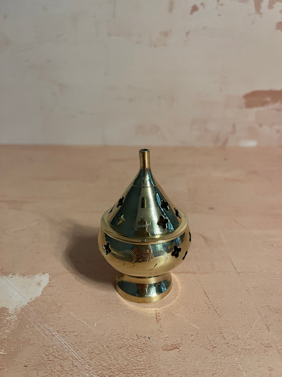 Brass Incense Cone Burner