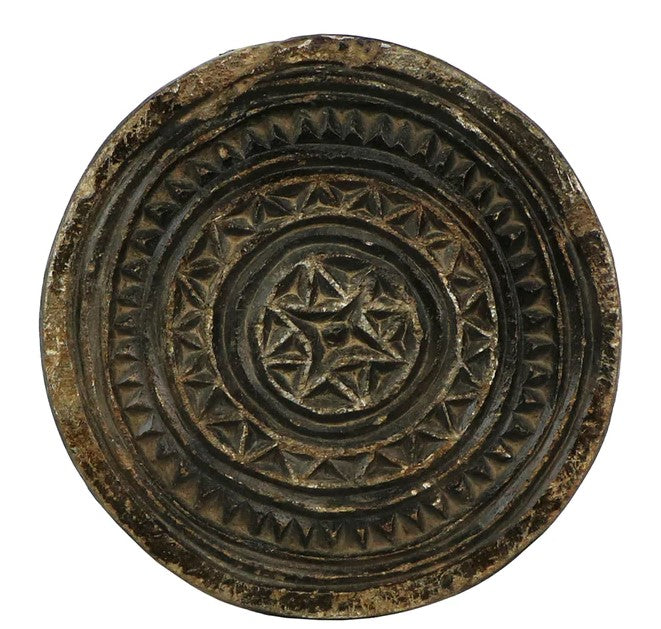 Carved Stone Biscuit Mold