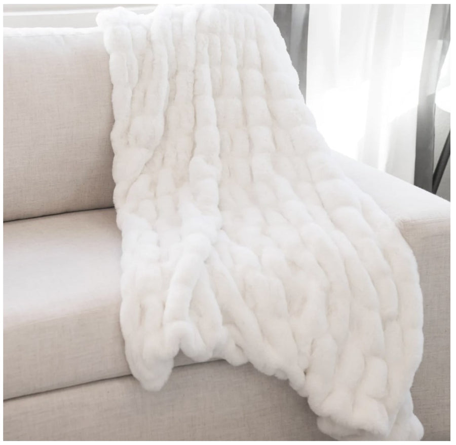 Cozy Faux Fur Throw
