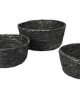 Gideon Low Round Baskets