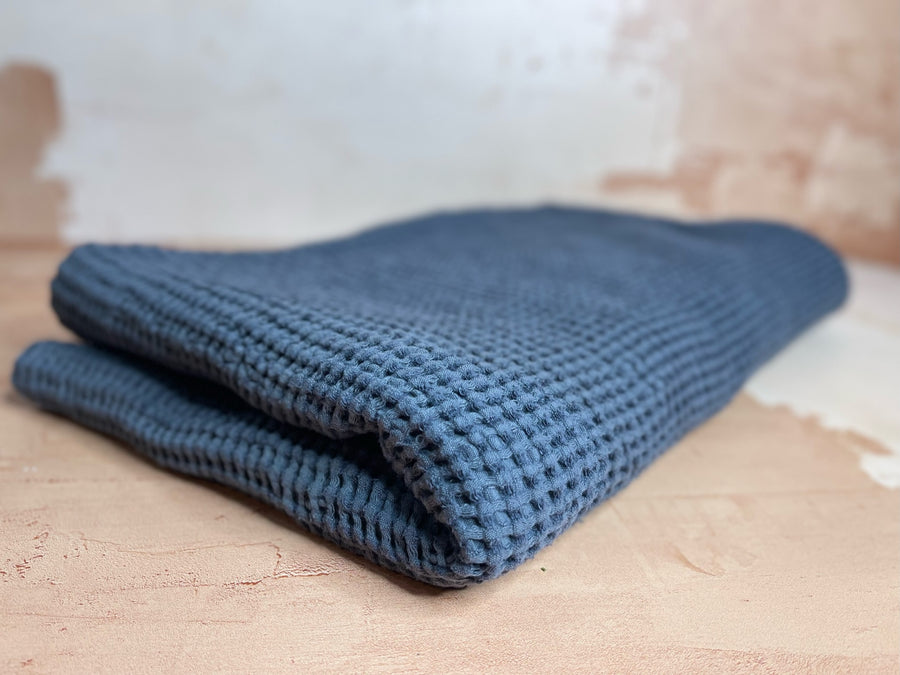 Linen Waffle Bed Throw
