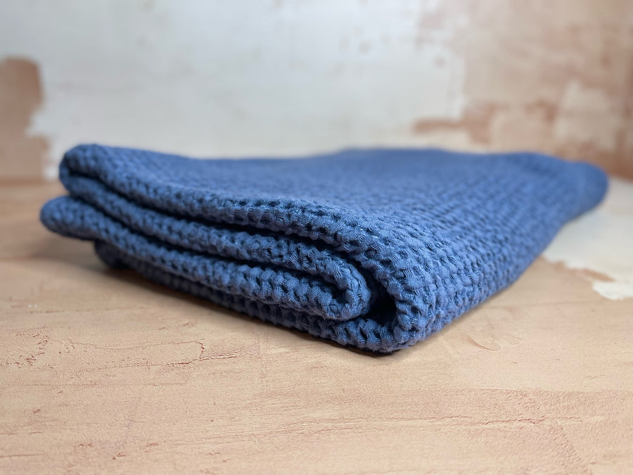 Linen Waffle Bed Throw