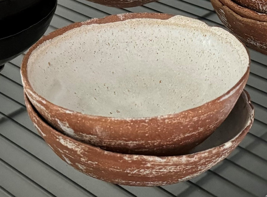 Organic Shaped Hand Painted Bowls