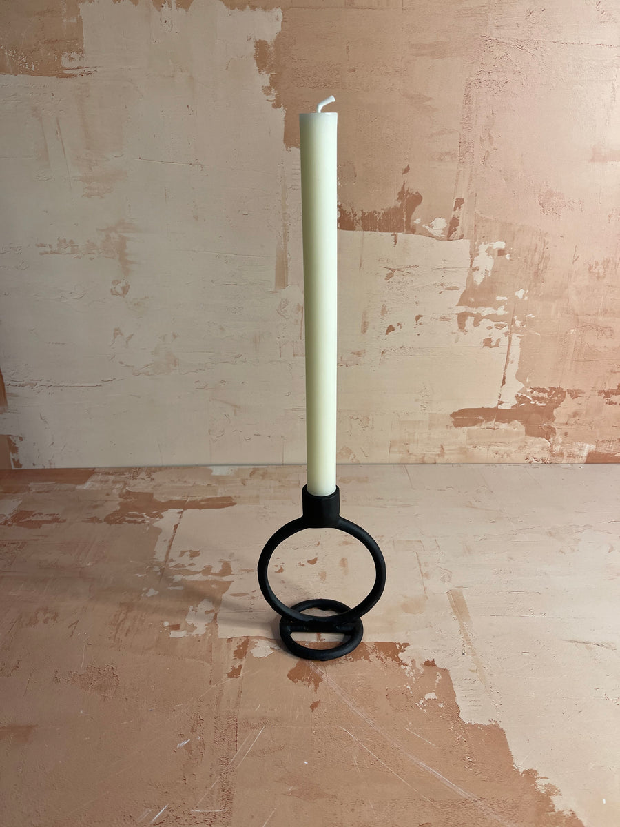 Round Metal Candle Holder