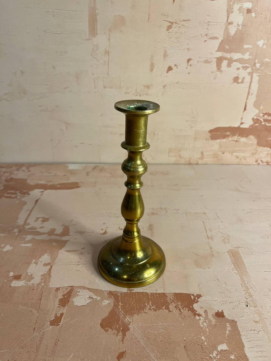 Tall Brass Candle Stand