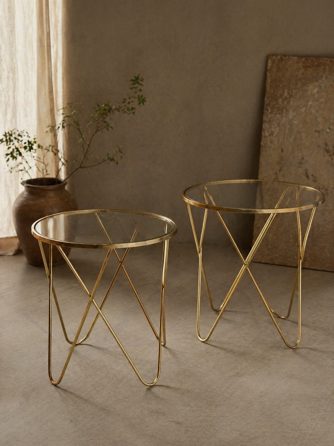 The Aria Brass Tables