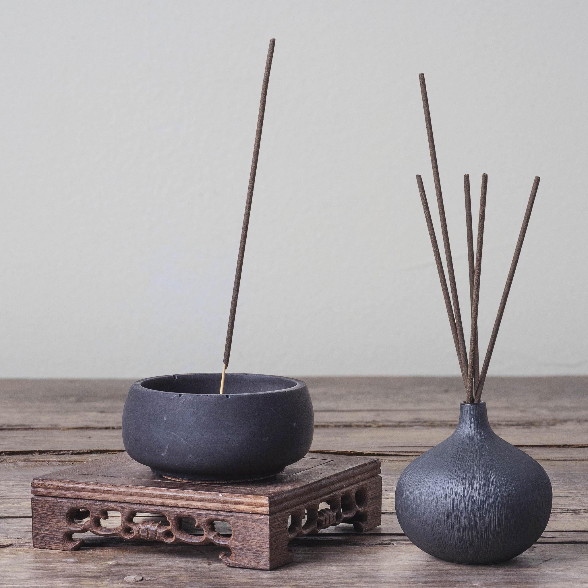 Cement Incense Holder