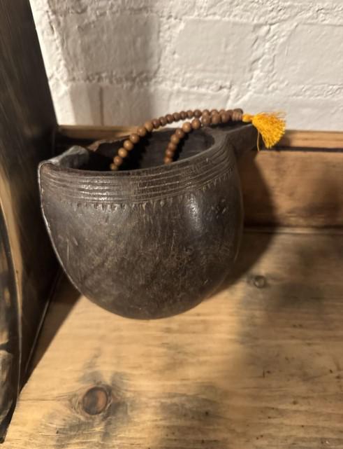 Ancient African Small Bowl With Handle
