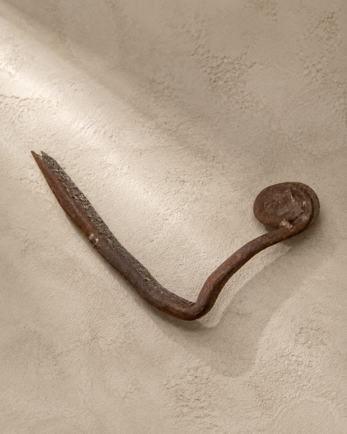 African Bent Metal Piece