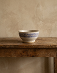 Carved Leaf Bowl, Blue
