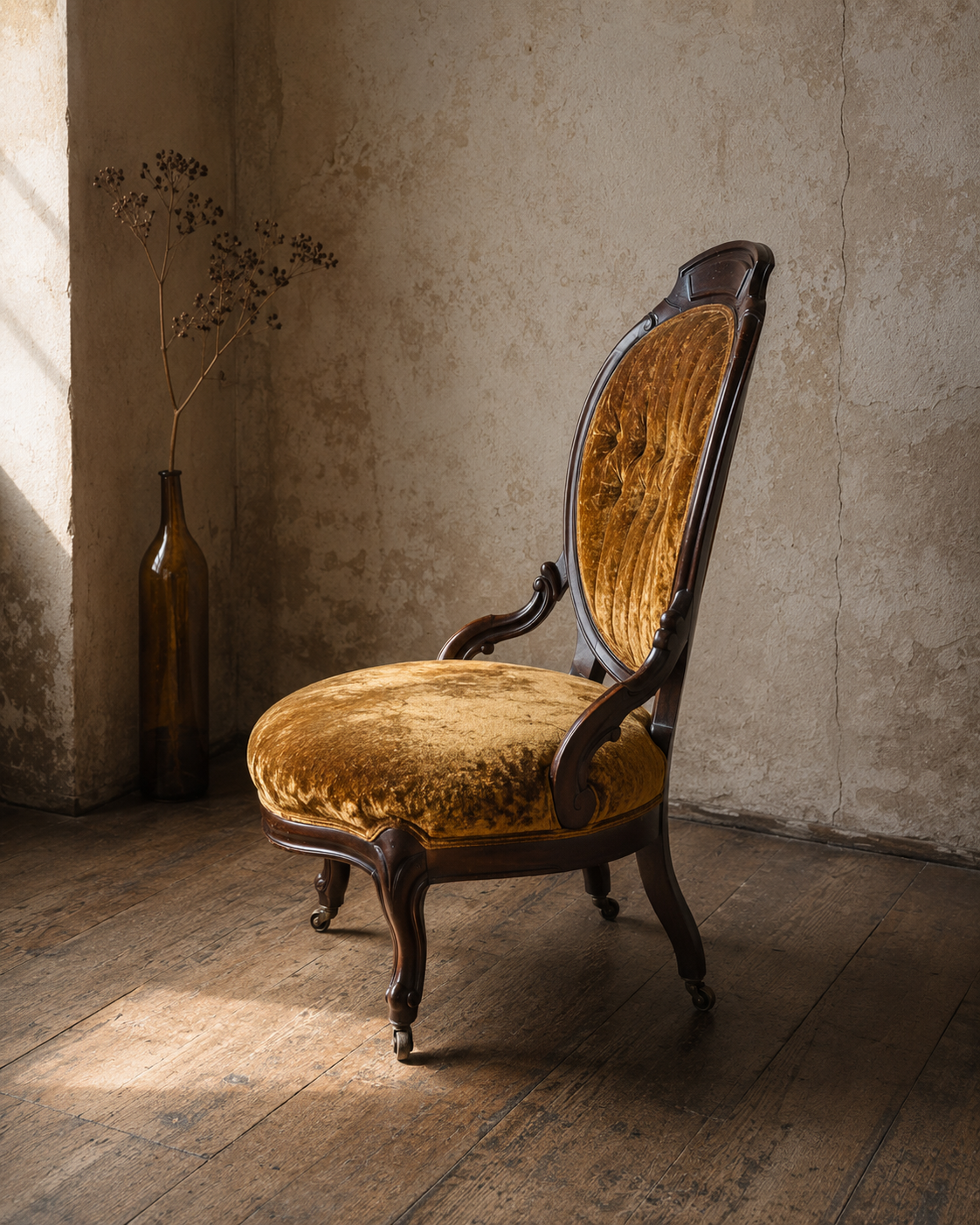 Amber Veil Parlour Chair