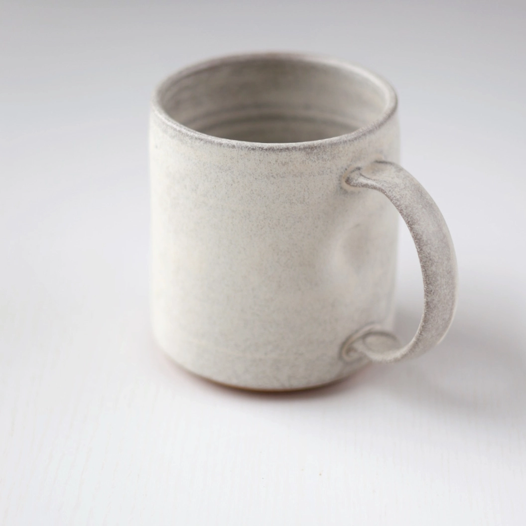 Smooth Handmade Pottery Mug Minimalist Coffee Cup