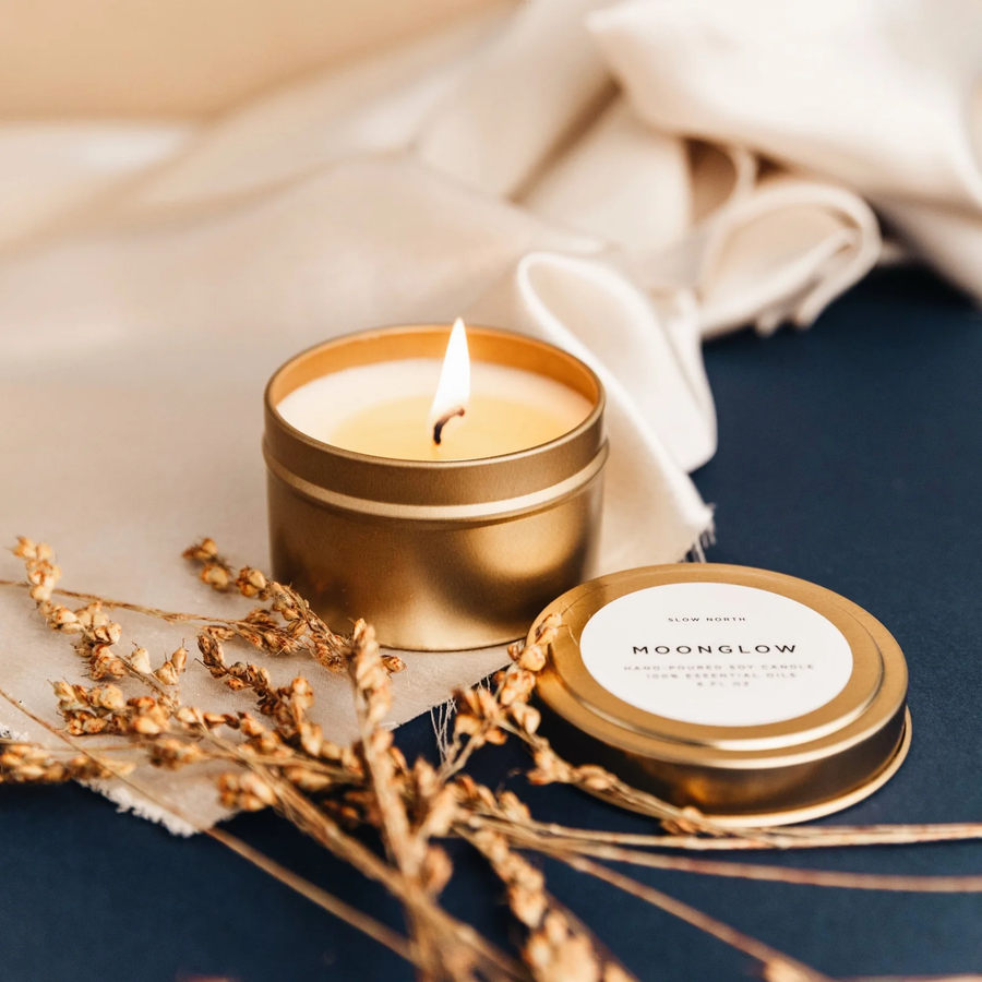 Moonglow Travel Tin Candle