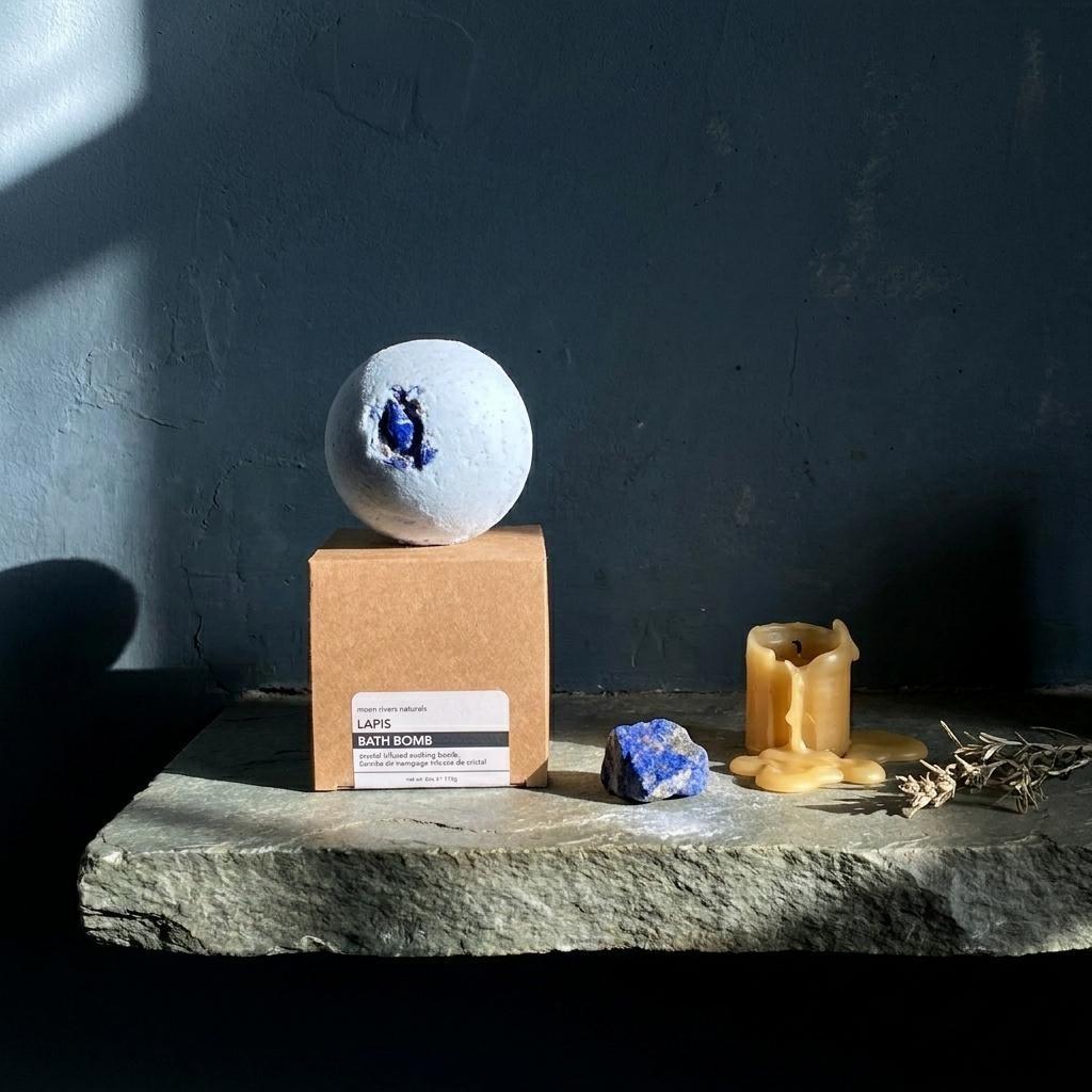 Moon Rivers Lapis Bath Bomb