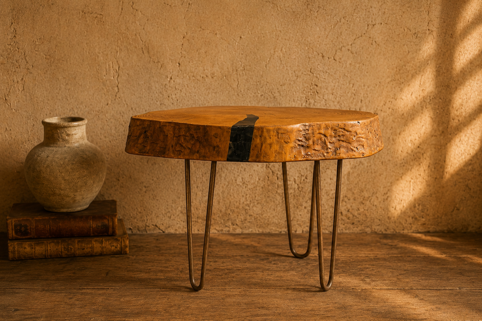 Reclaimed Wood Side Table