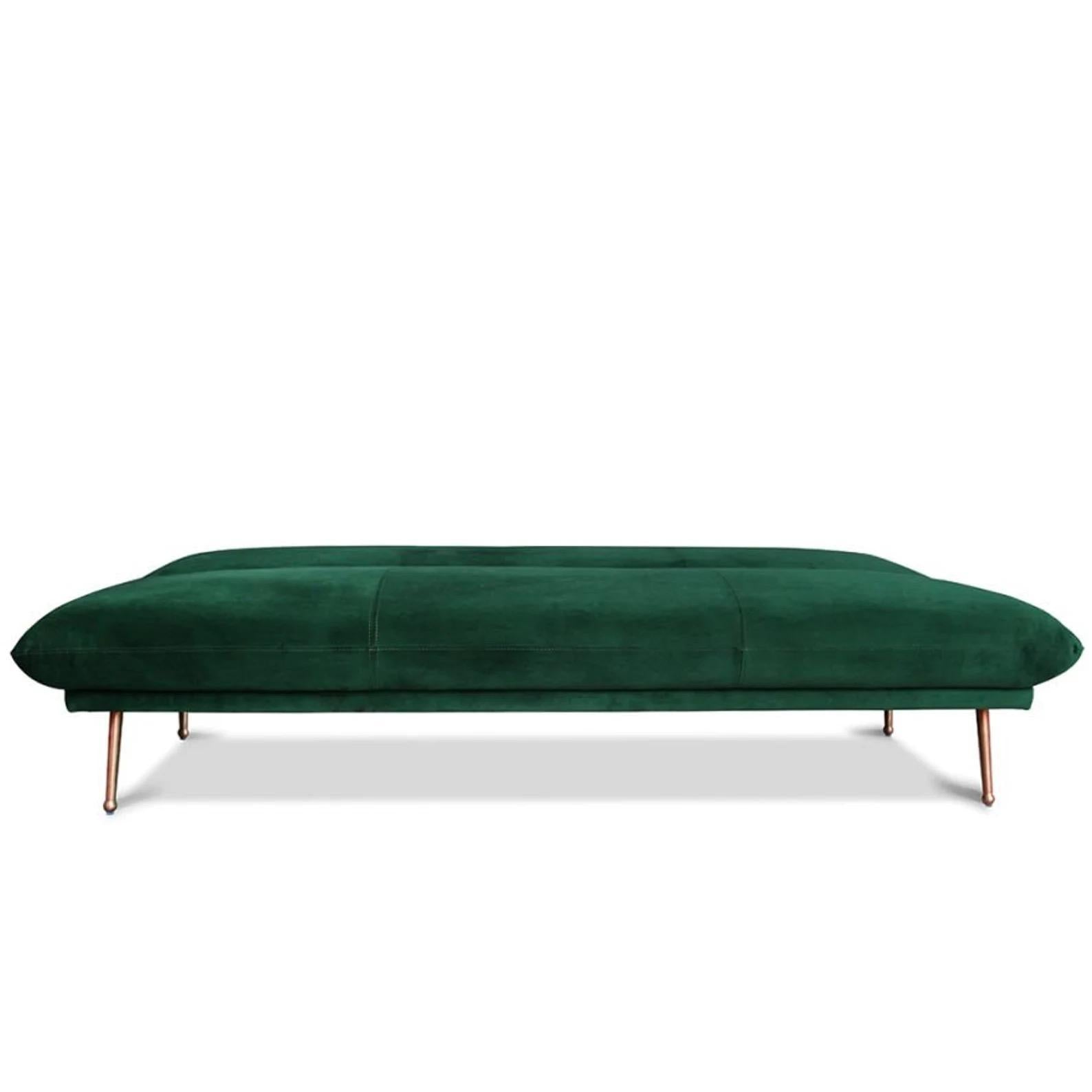 Elliston Velvet Armless Sofa