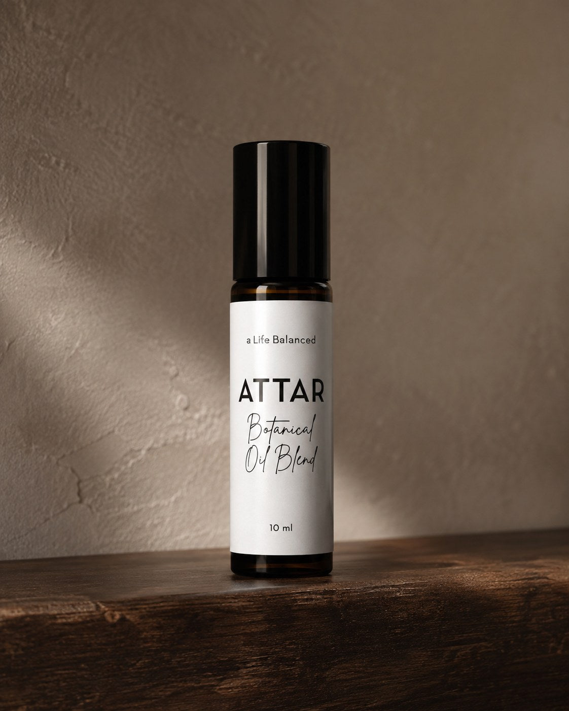Attar botanical oil blend roll-on by a Life Balanced, 10 ml