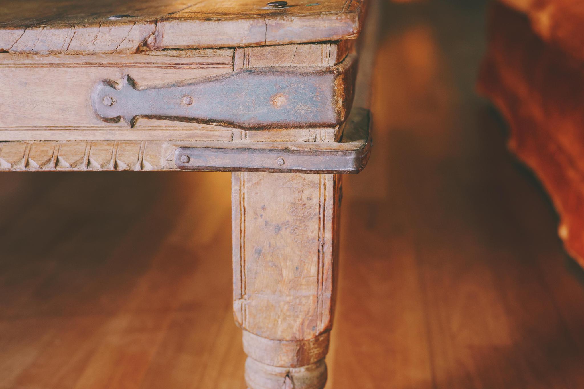 Oversize Low Wooden Table