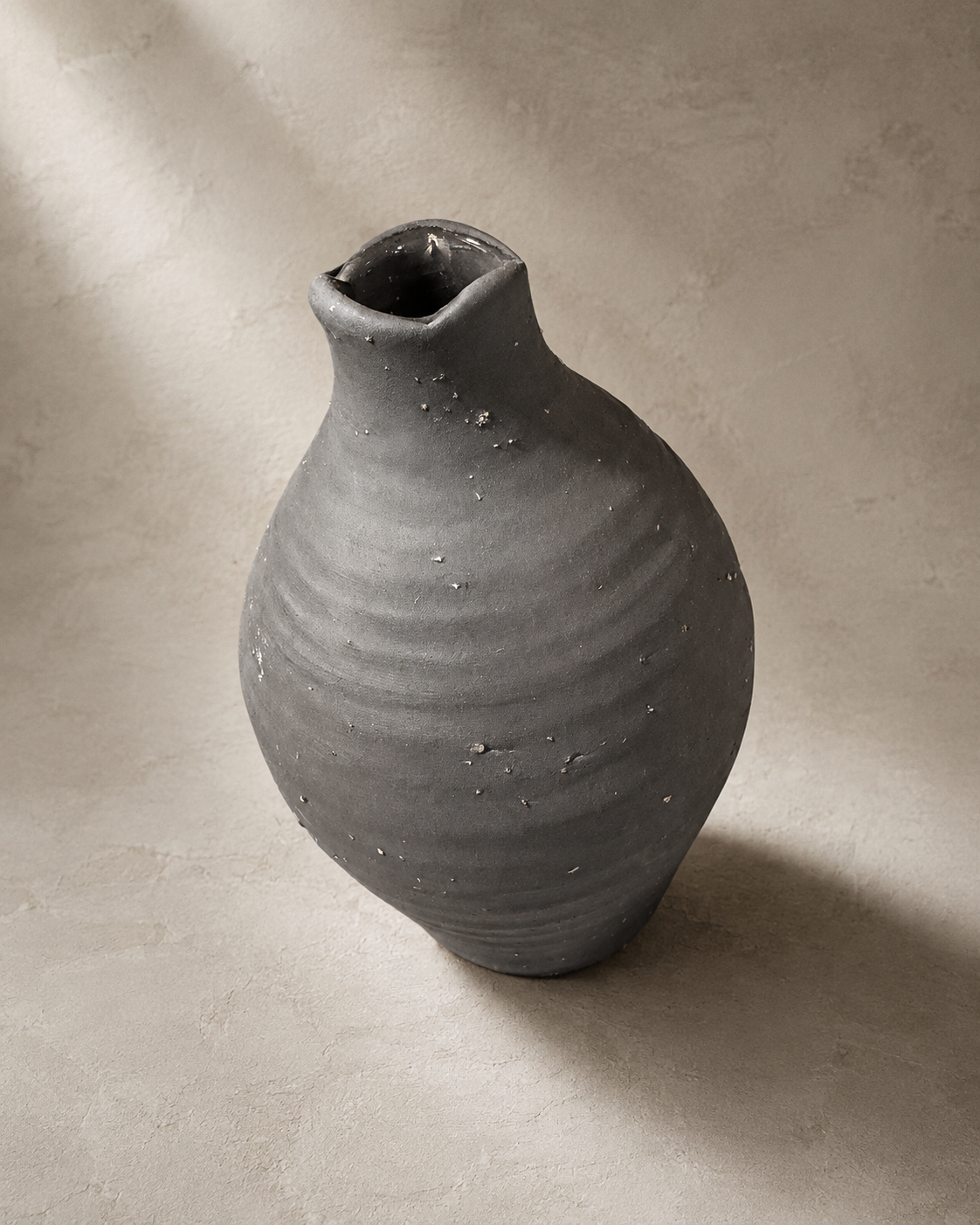 Charcoal Grey Vase