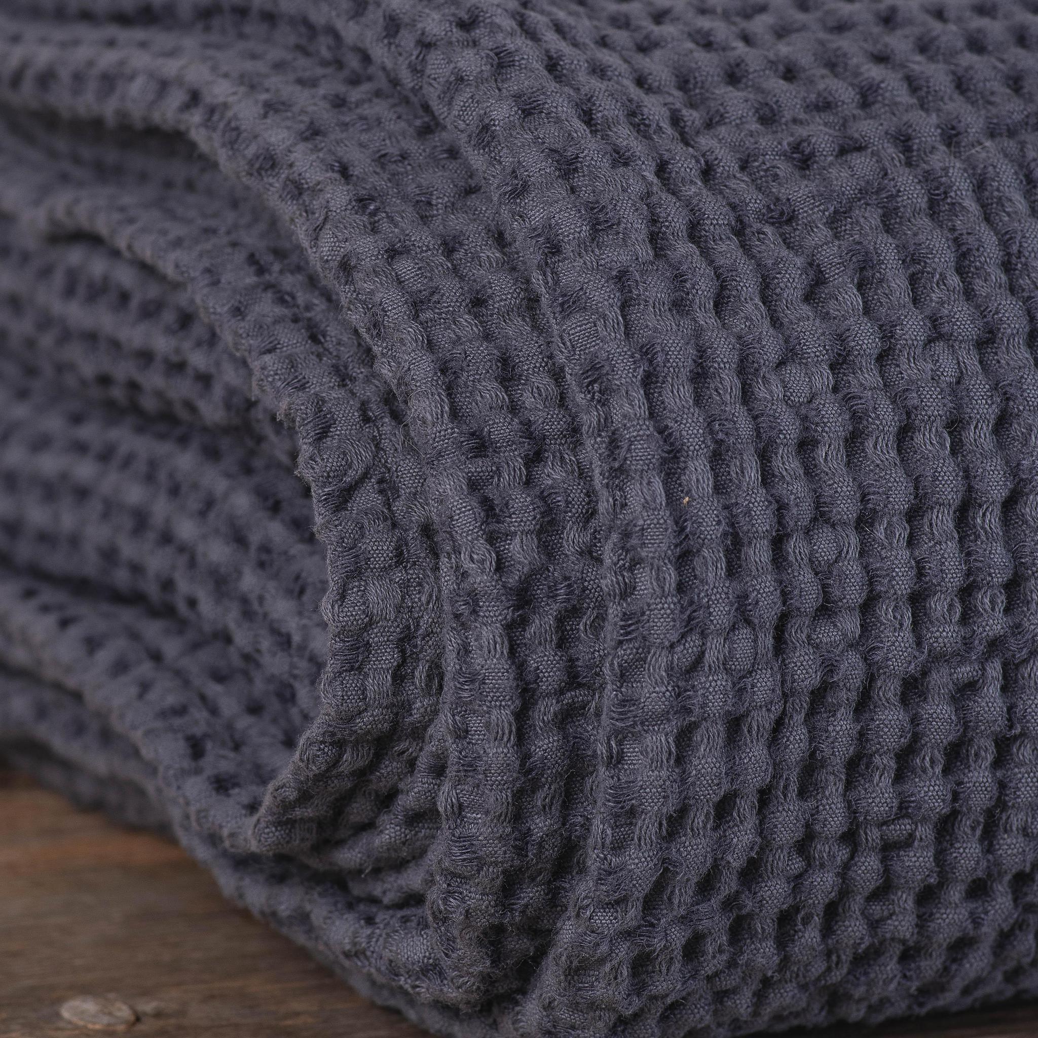 Linen Waffle Bath Towel