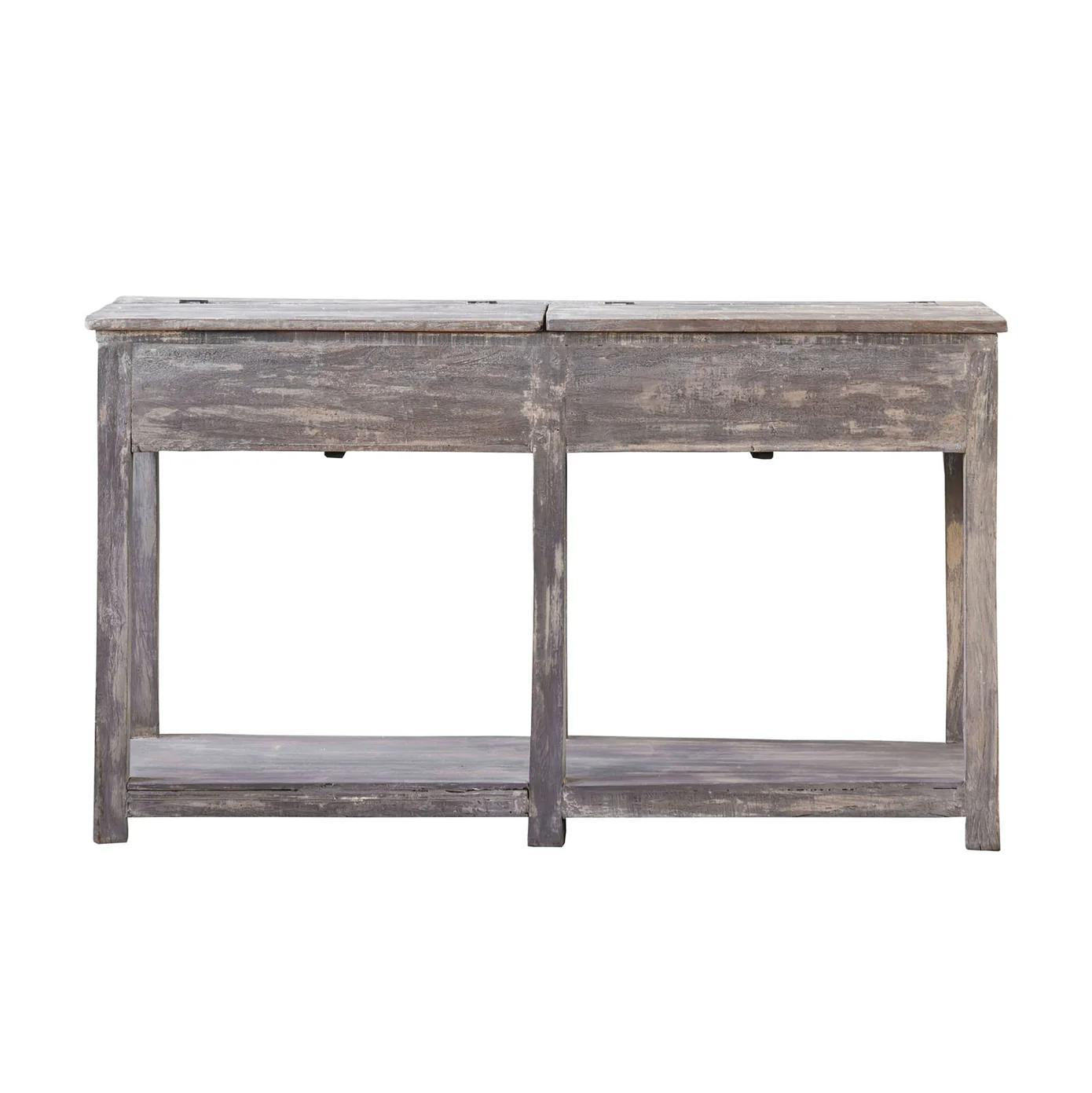 The Twin Teak Console