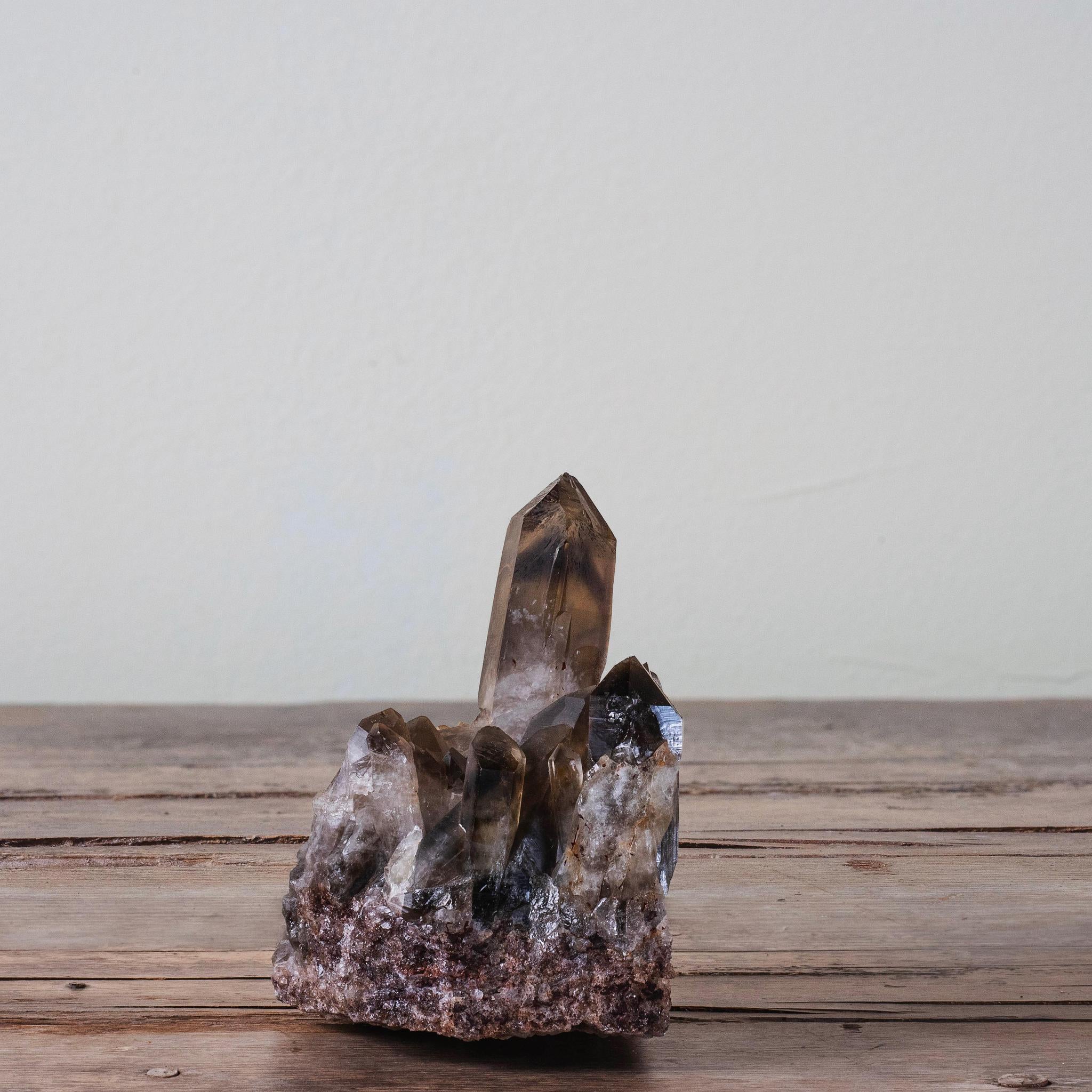 Smokey Quartz Cluster - Large