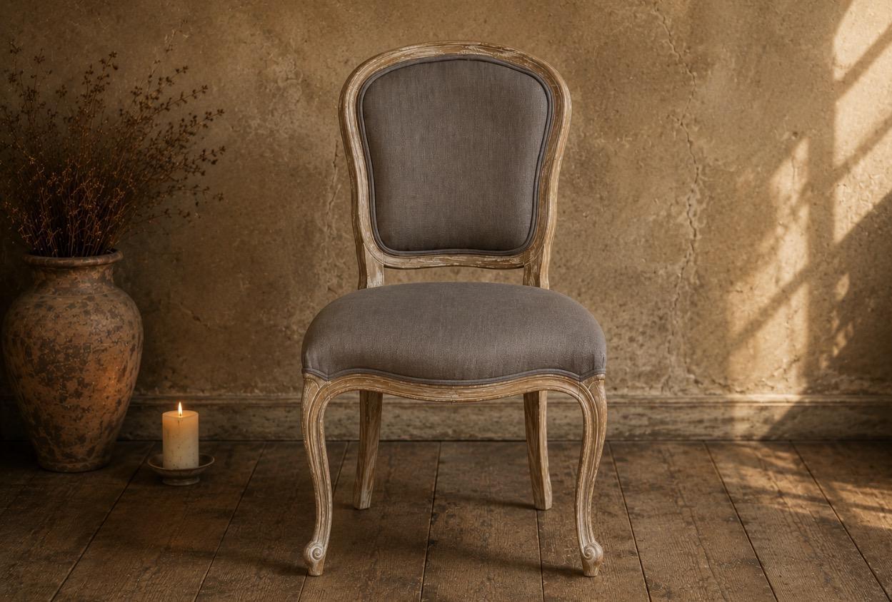 The Limewashed Louis Chair