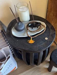 African Medium Bowed Table