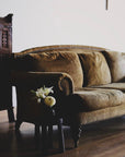 Brushed Corduroy Three Cushion Sofa