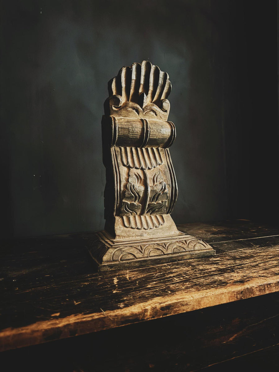 Balinese Hand-Carved Wooden Sculpture