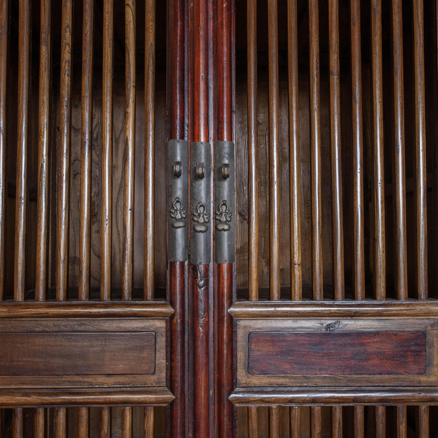 Chinese Rattan Armoire