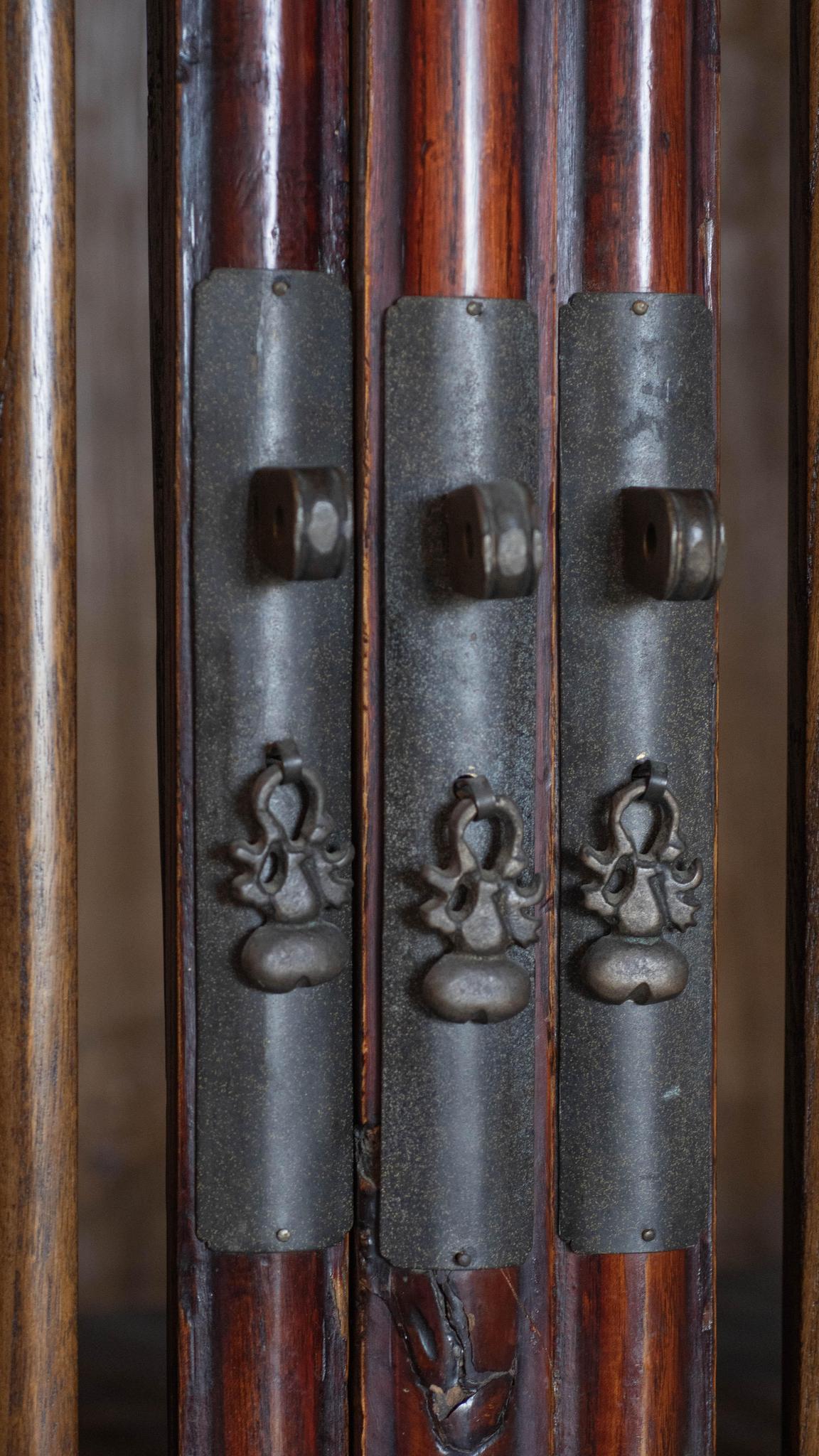 Antique Elmwood Root Armoire