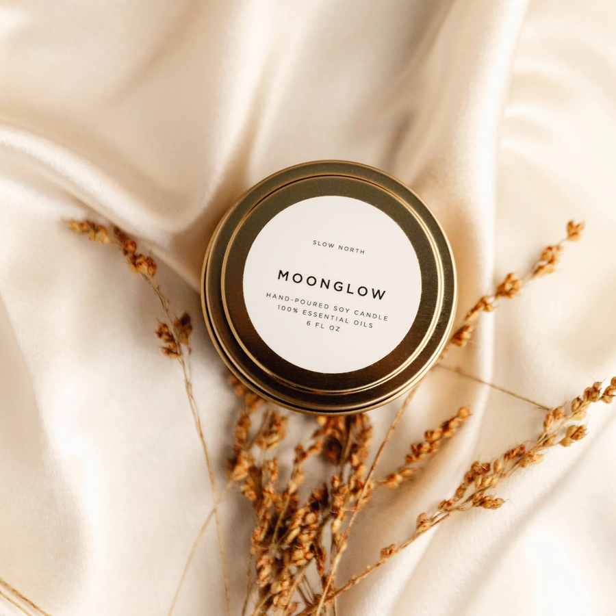 Moonglow Travel Tin Candle